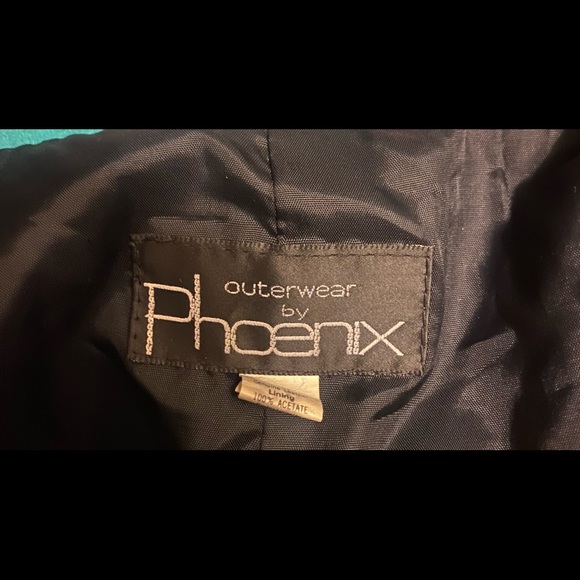 Rare 80s Vintage Outerwear by PHOENIX Teal leather/ Suede Jacket. - Picture 4 of 12
